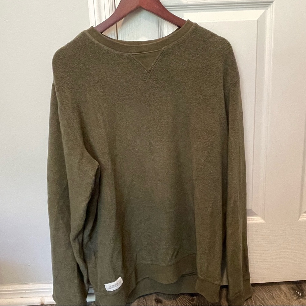 REI COOPERATIVE Mens Green Pullover Sweater